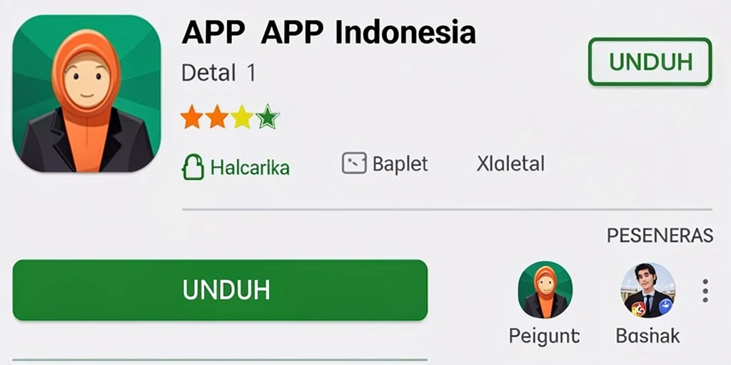 Tampilan menu utama yang menarik.