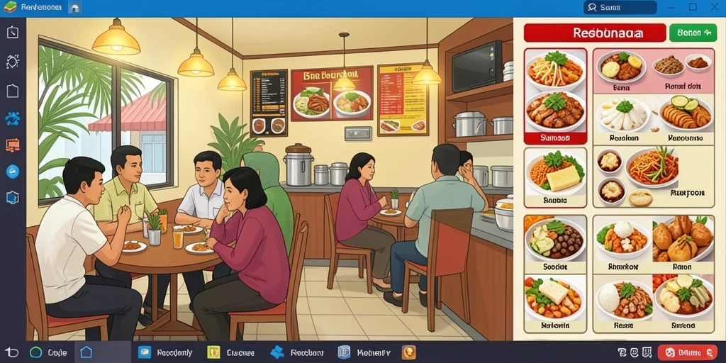 Tampilan karakter utama yang menarik dan dinamis.