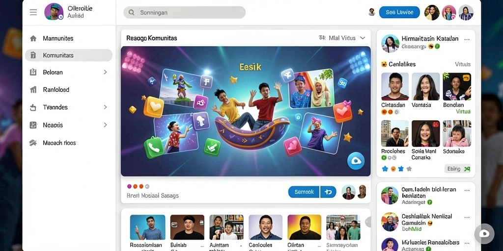 Tampilan antarmuka yang menarik dan user-friendly.