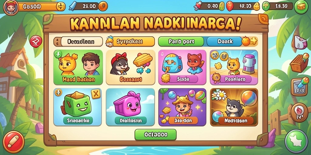 Tampilan awal yang menarik dan user-friendly.