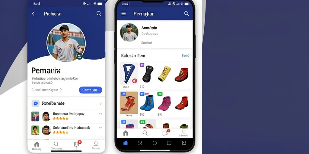 Tampilan awal KOSTOTO yang menarik dengan karakter warna-warni.
