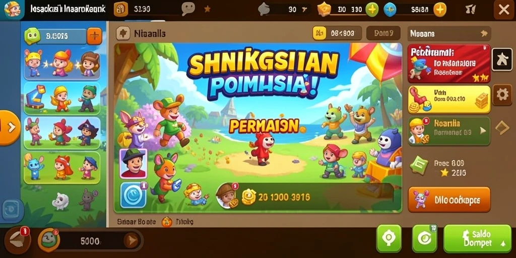 Tampilan menarik yang memikat pemain.