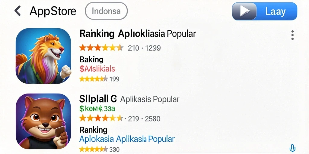 Tampilan antarmuka pemain yang menarik dan mudah digunakan.
