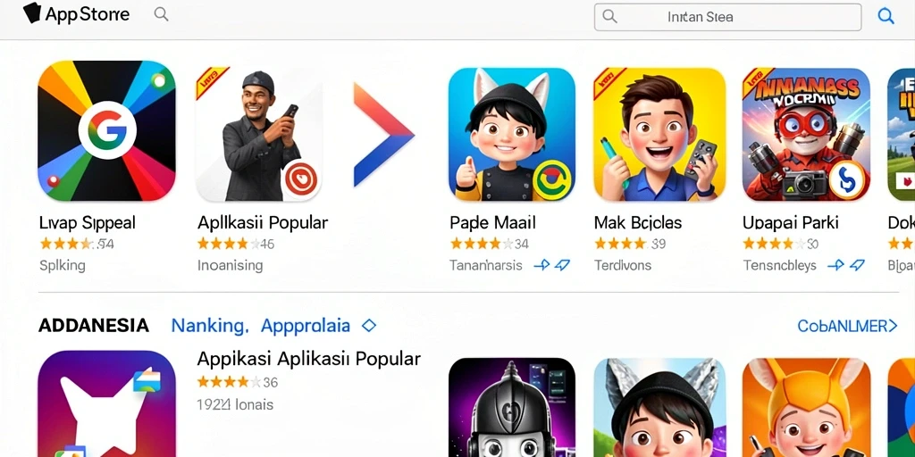 Tampilan awal yang menarik dan mudah dinavigasi.