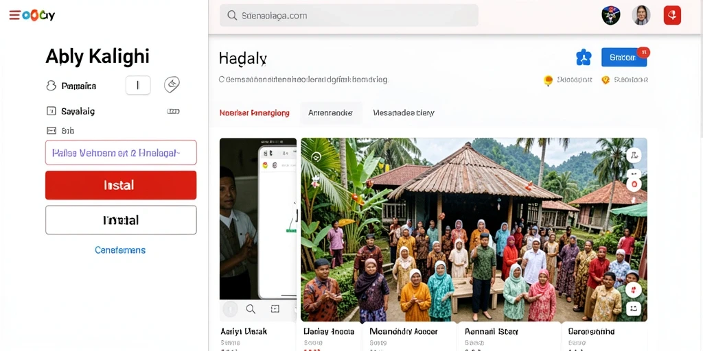 Tampilan antarmuka yang ramah pengguna.